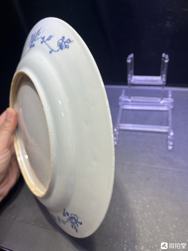 古玩陶瓷青花人物故事盤拍賣,當前價格6000元
