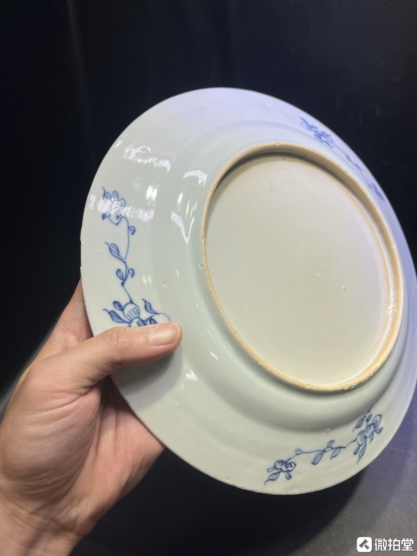 古玩陶瓷青花人物故事盤拍賣,當前價格6000元