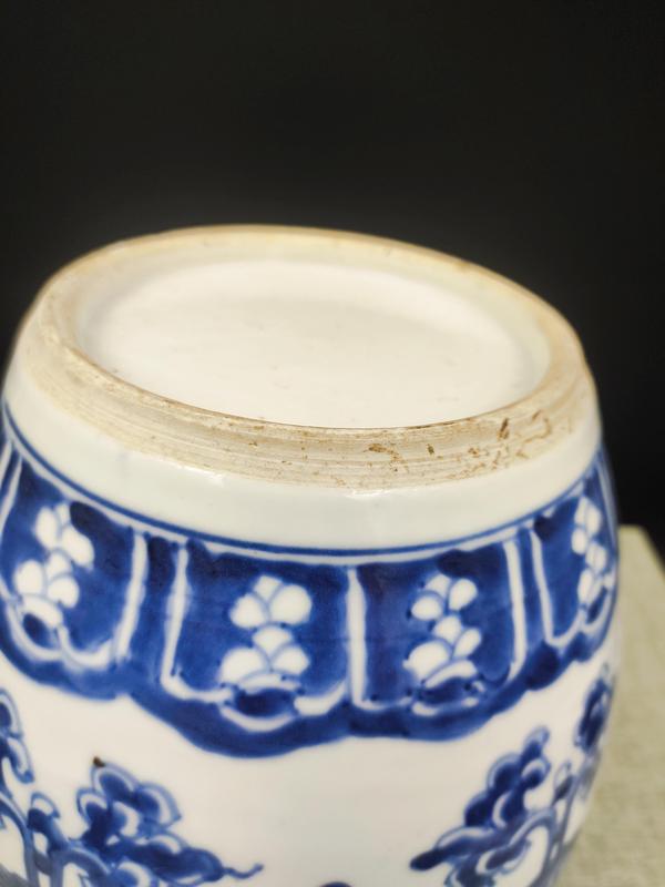 古玩陶瓷康熙花間壽太白罐拍賣,當前價格16800元