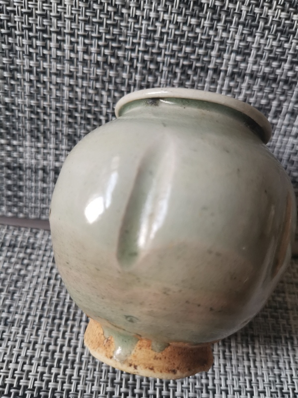 古玩陶瓷宋末元初青白釉瓜棱罐拍賣,當(dāng)前價格1666元