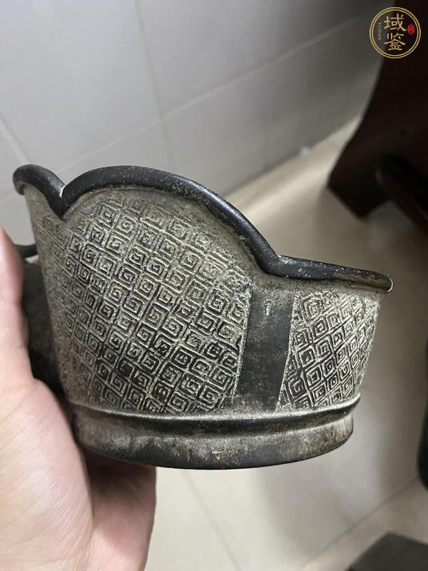 古玩銅器銅熨斗真品鑒賞圖