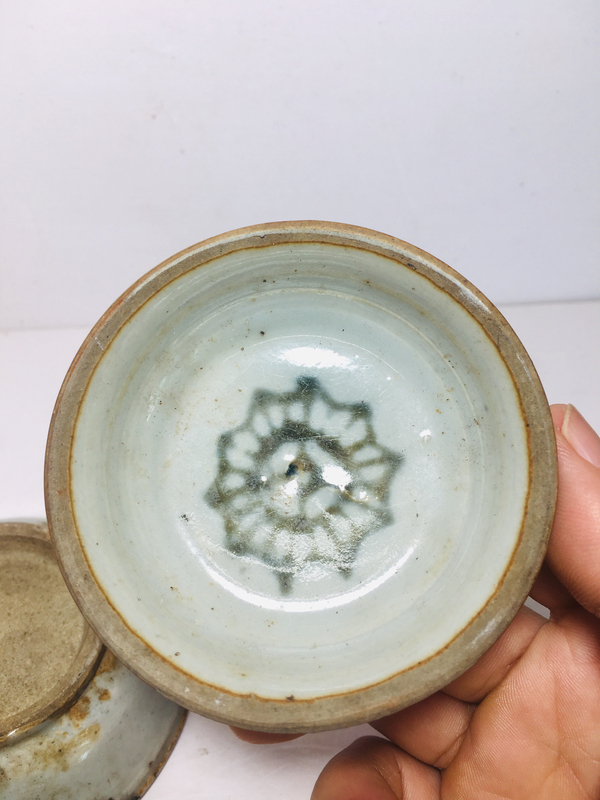 古玩陶瓷青花花卉紋筆舔一對拍賣,當前價格399元