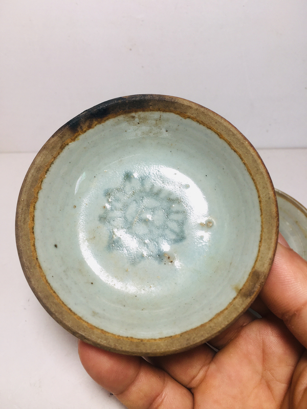 古玩陶瓷青花花卉紋筆舔一對拍賣,當前價格399元