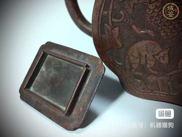 古玩銅器花鳥紋執(zhí)壺真品鑒賞圖