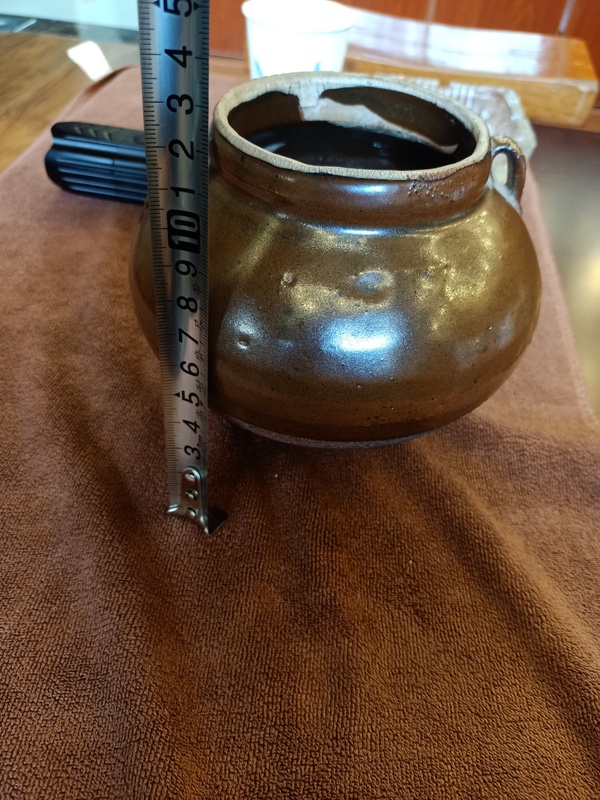 古玩陶瓷西夏靈武窯紫金釉雙系罐拍賣,當前價格15888元