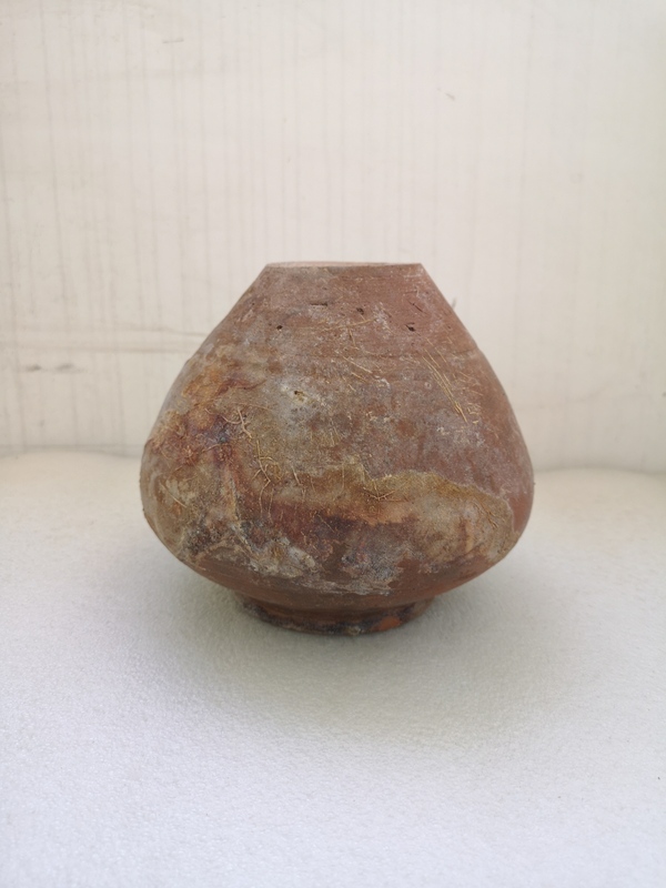 古玩陶瓷紅陶大罐拍賣,當前價格850元