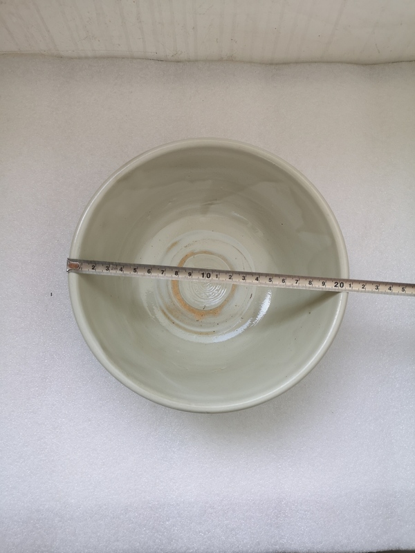 古玩陶瓷磁州窯白釉印花唇口碗拍賣,當前價格980元
