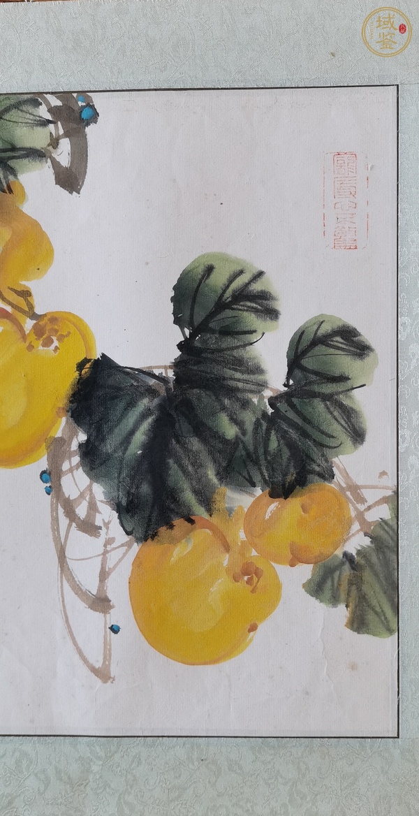 古玩字畫紫睿  花卉真品鑒賞圖