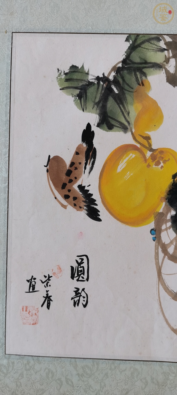 古玩字畫紫睿  花卉真品鑒賞圖