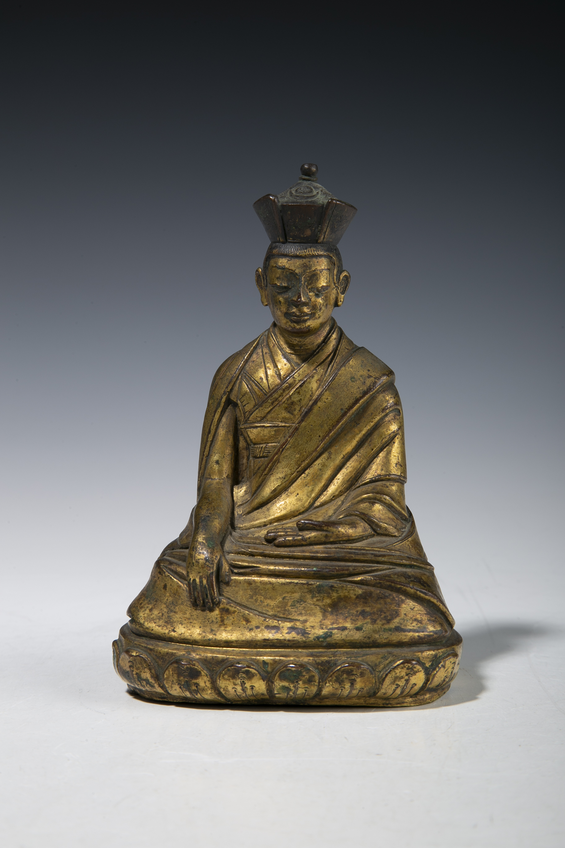 古銅器 收藏【 戰國 青銅器—龍尊— 龍騰天下 聚財富神龍 風水置物