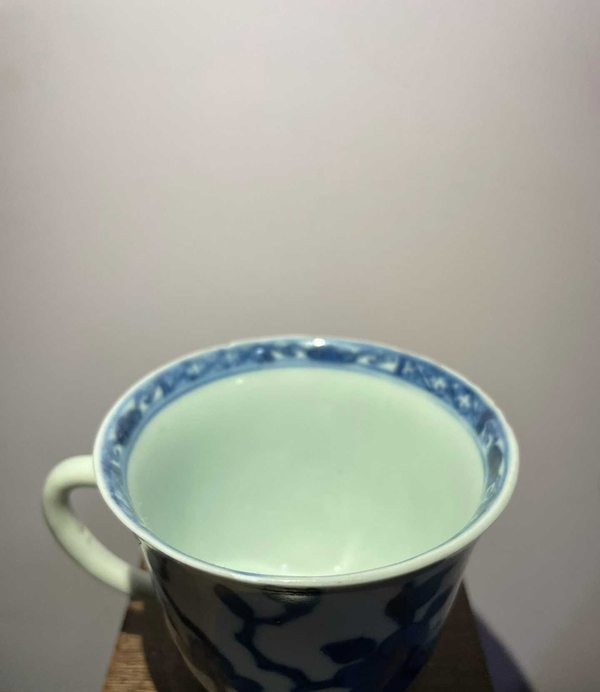 古玩陶瓷清康熙?青花杯拍賣，當(dāng)前價(jià)格1600元