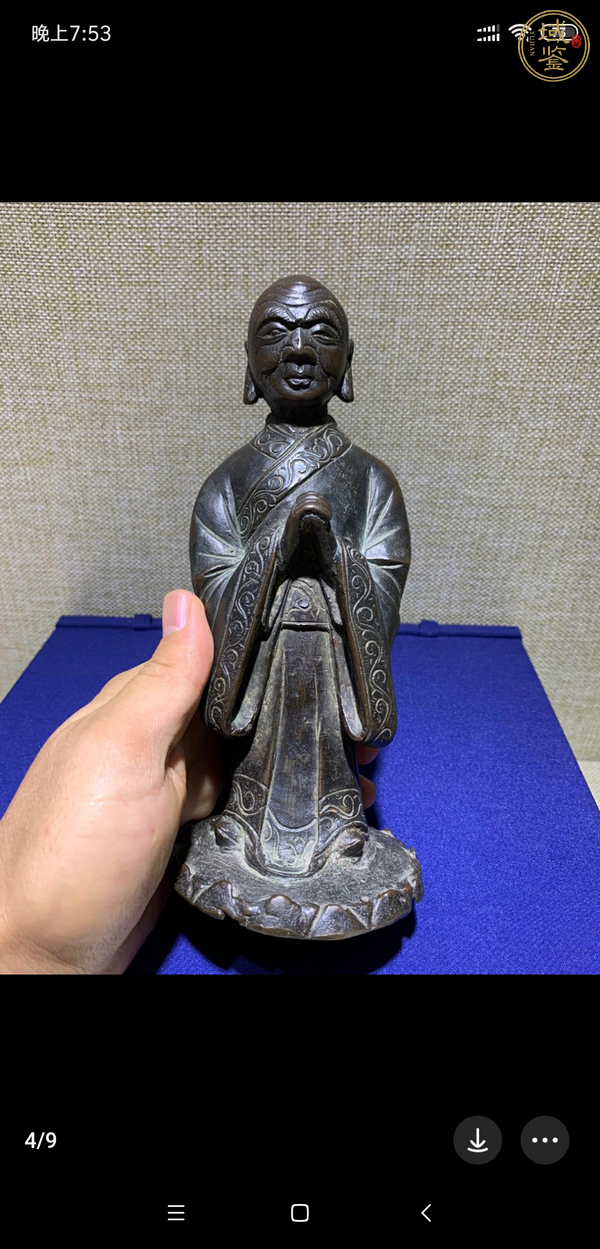 古玩銅器造像真品鑒賞圖