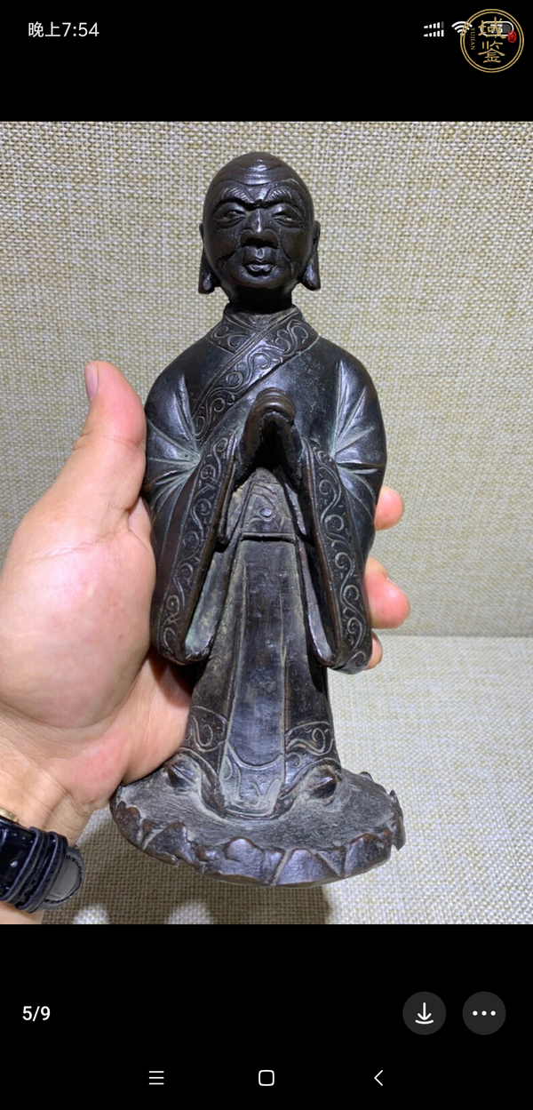 古玩銅器造像真品鑒賞圖