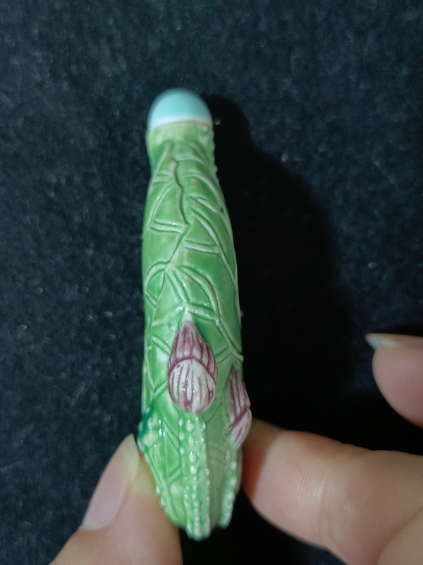古玩陶瓷粉彩仿生鼻煙壺拍賣,當前價格6600元
