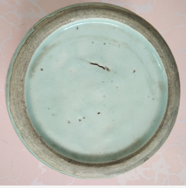 古玩陶瓷清中期乾隆纏枝蓮紋青花罐拍賣,當前價格780元