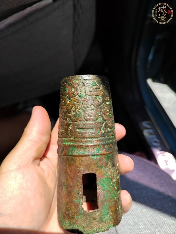 古玩銅器周代虎首軎轄真品鑒賞圖