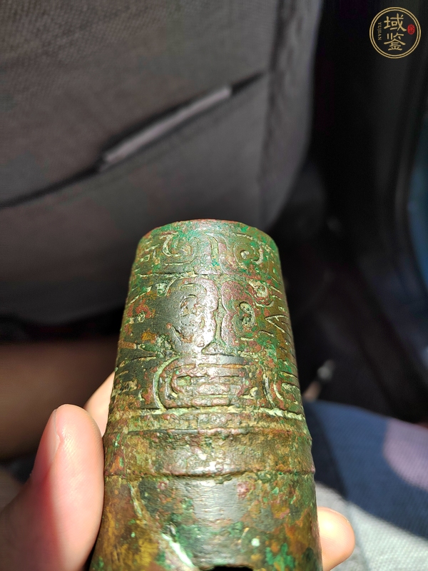 古玩銅器周代虎首軎轄真品鑒賞圖