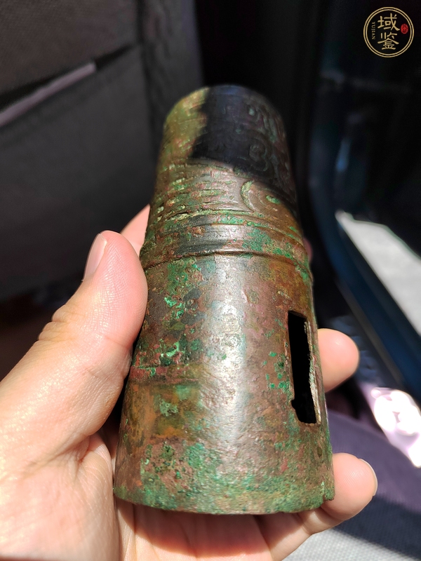 古玩銅器周代虎首軎轄真品鑒賞圖