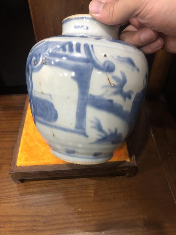 古玩陶瓷(已實物鑒真)晚明-加官晉爵-青花蓋罐拍賣,當(dāng)前價格12600元