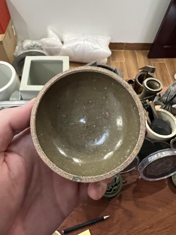 古玩陶瓷宋末元初醬釉杯拍賣,當前價格499元