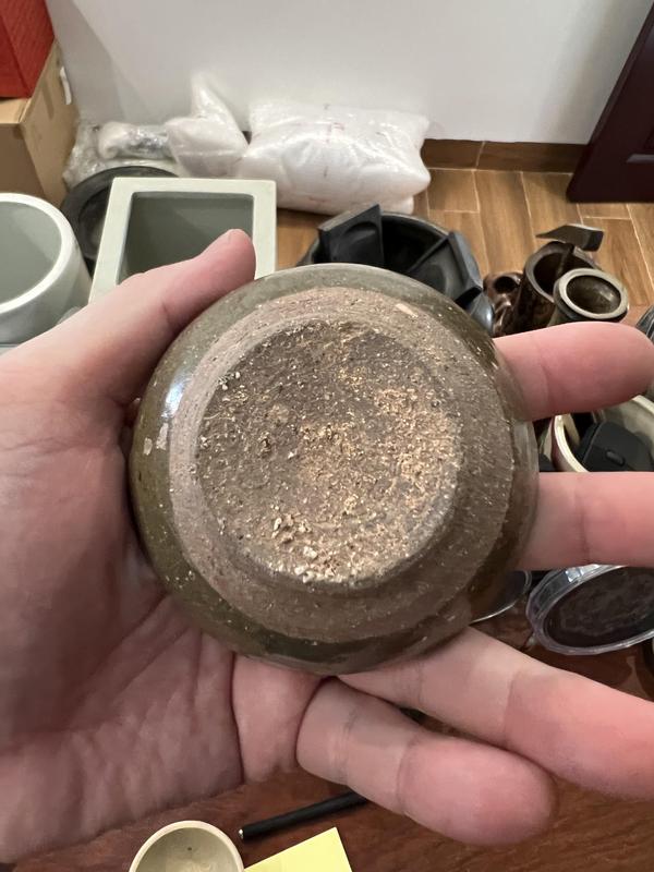 古玩陶瓷宋末元初醬釉杯拍賣,當前價格499元