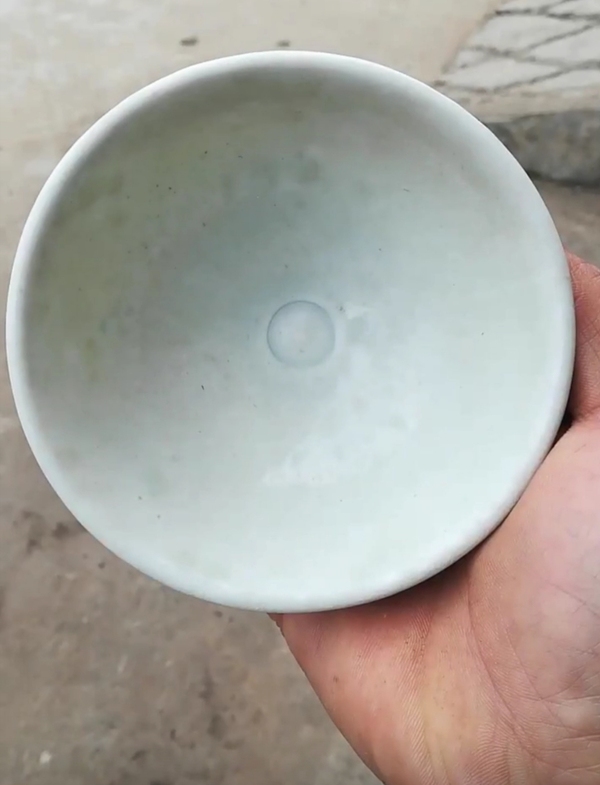 古玩陶瓷宋代湖田窯青白釉斗笠盞拍賣,當前價格10000元