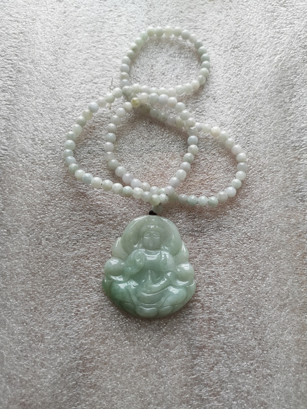 古玩玉器觀音牌子拍賣,當前價格398元