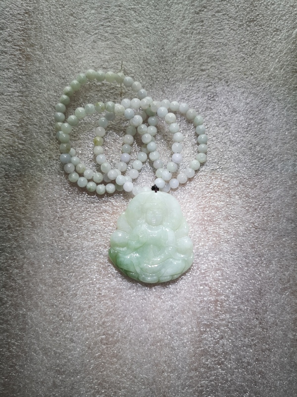 古玩玉器觀音牌子拍賣,當前價格398元