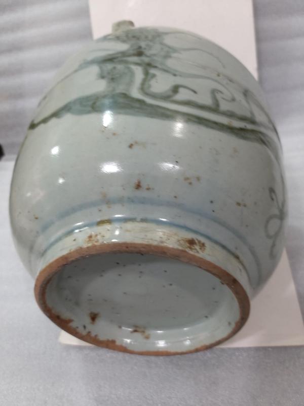 古玩陶瓷青花龍紋四系壺拍賣,當前價格1880元