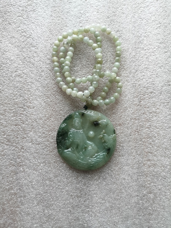 古玩玉器觀音牌子拍賣,當前價格678元