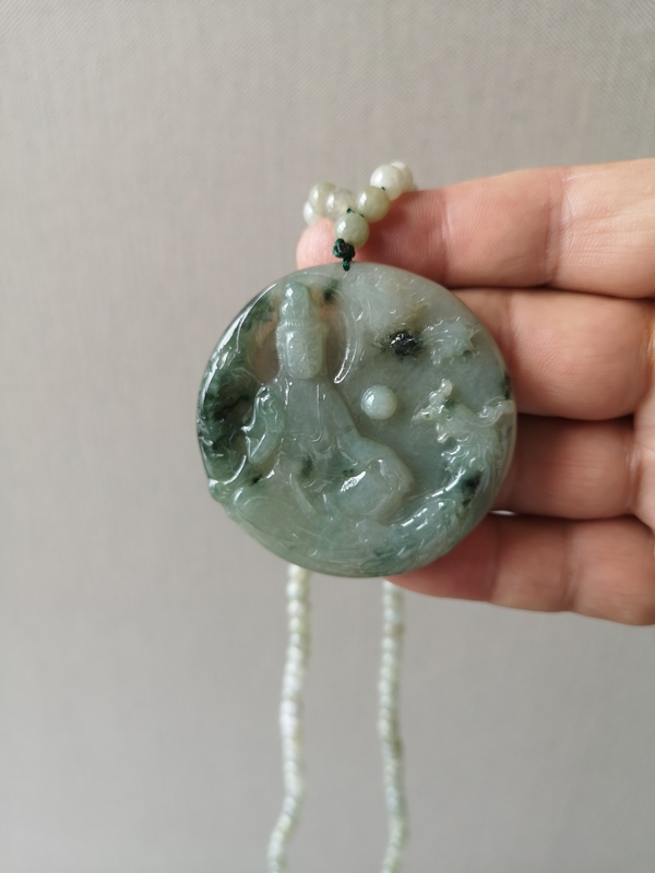 古玩玉器觀音牌子拍賣,當前價格678元