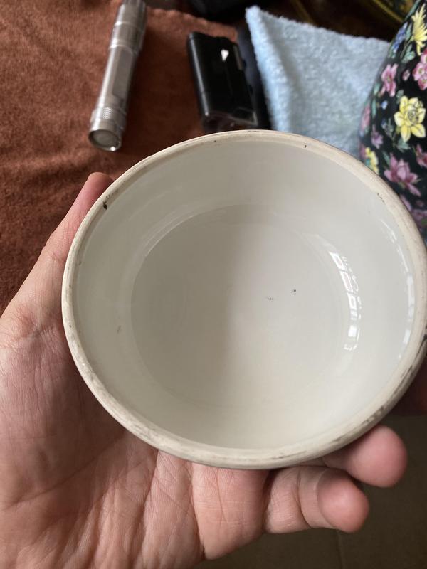 古玩陶瓷黑地百花不落地粉彩罐拍賣,當前價格11000元