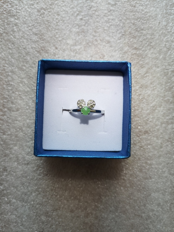 古玩玉器翡翠戒指拍賣,當前價格298元