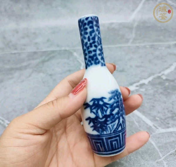 古玩陶瓷六十至八十年代青花瓶真品鑒賞圖