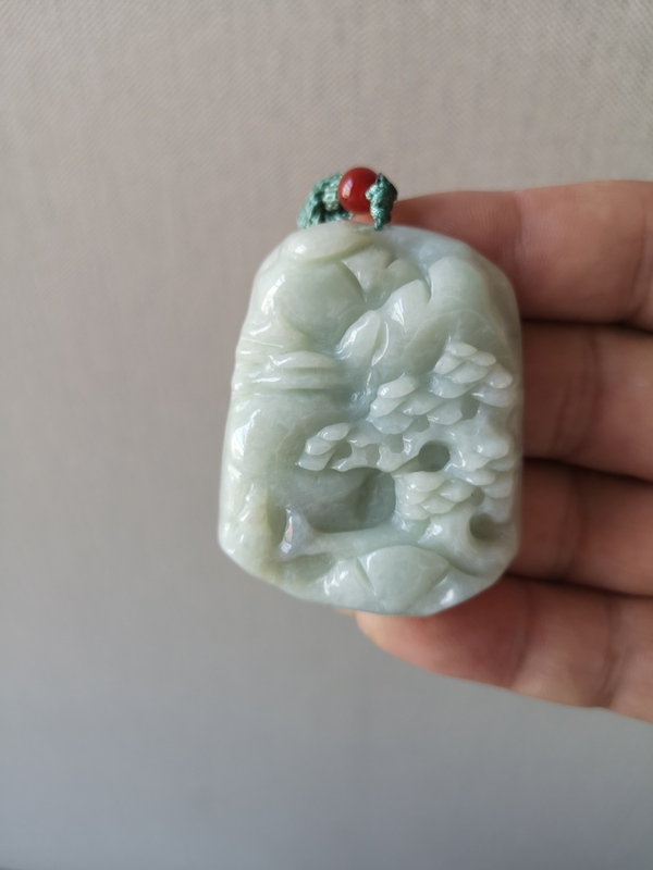 古玩玉器山水牌子拍賣(mài)，當(dāng)前價(jià)格298元