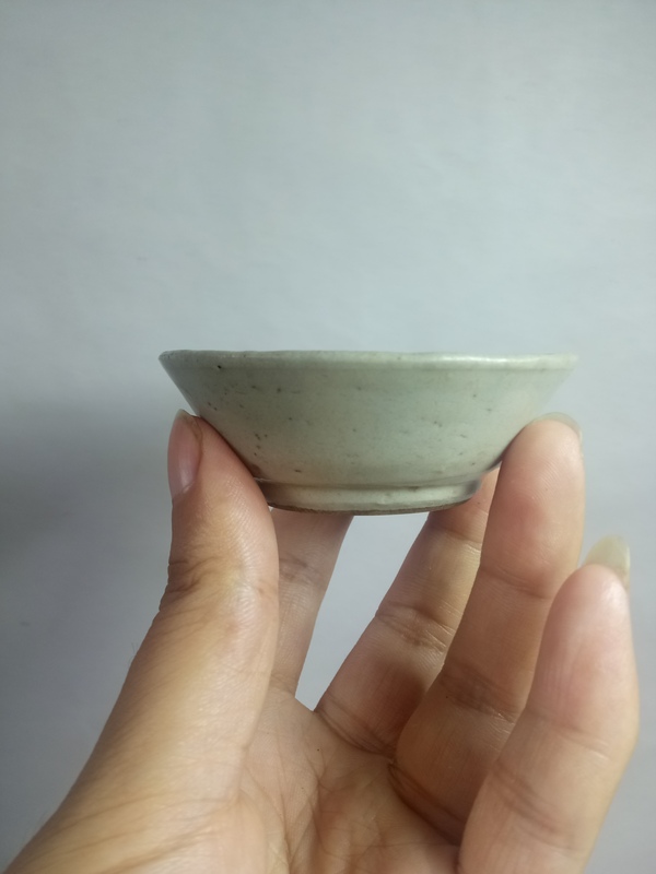 古玩陶瓷清早期~白釉小碗拍賣,當前價格288元