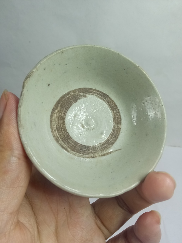 古玩陶瓷清早期~白釉小碗拍賣,當前價格288元