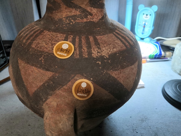 古玩陶瓷馬家窯文化期雙系彩繪罐拍賣，當(dāng)前價(jià)格3000元
