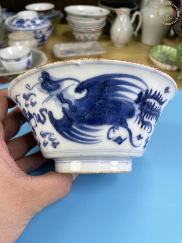 古玩陶瓷清早·青花鳳紋碗真品鑒賞圖