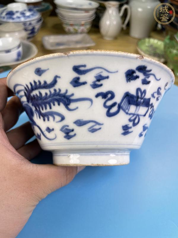 古玩陶瓷清早·青花鳳紋碗真品鑒賞圖