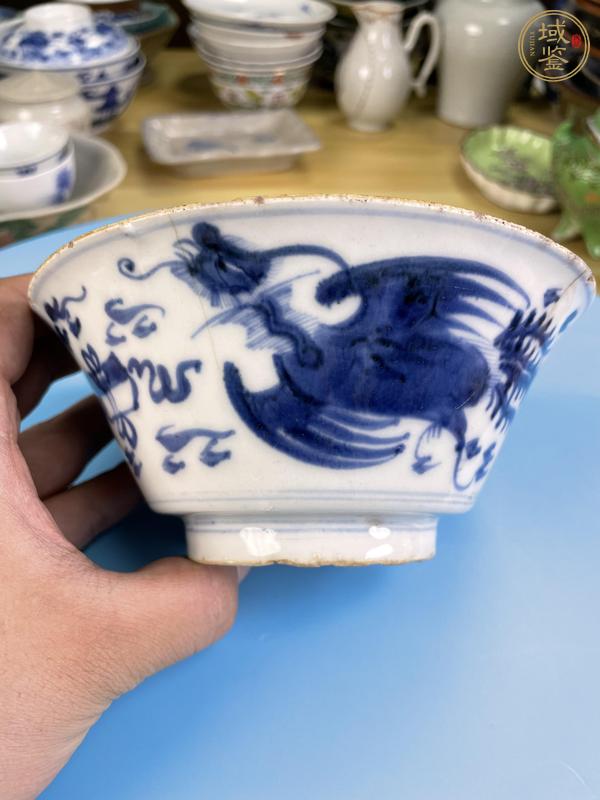 古玩陶瓷清早·青花鳳紋碗真品鑒賞圖
