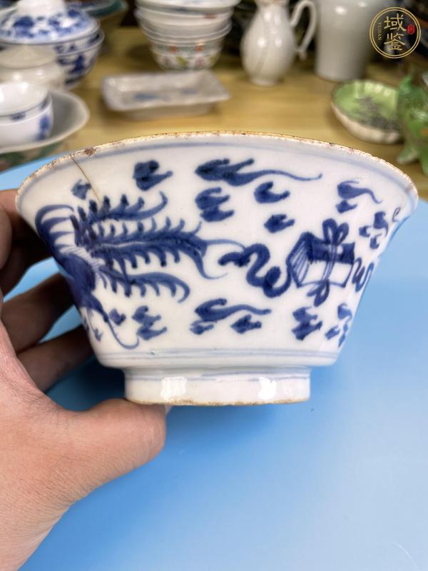 古玩陶瓷清早·青花鳳紋碗真品鑒賞圖