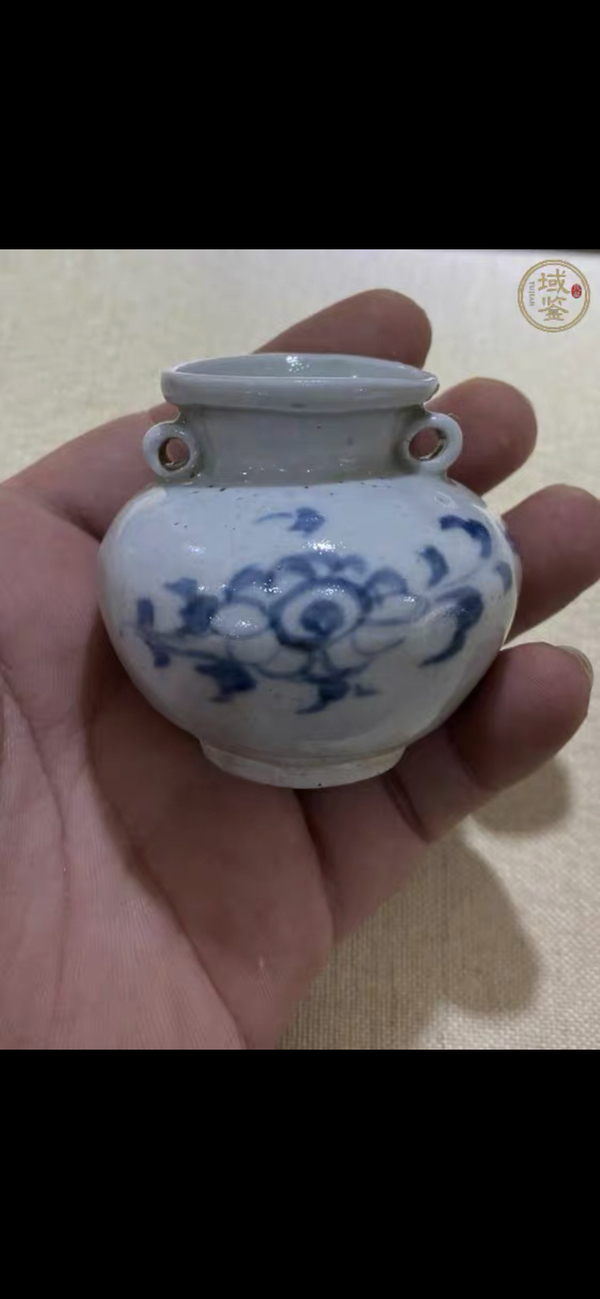 古玩陶瓷元青花花卉紋雙系罐（精品館藏）拍賣，當前價格20000元