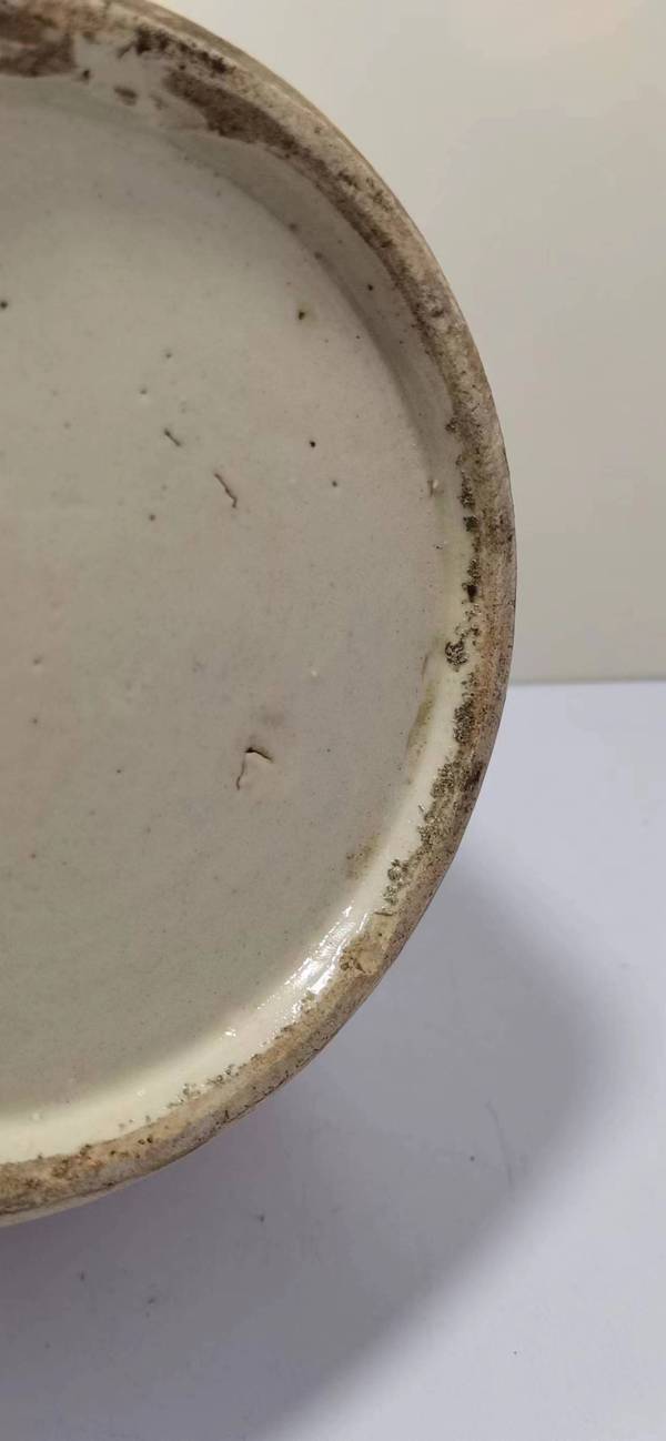 古玩陶瓷胭脂紅地粉彩嬰戲紋冬瓜蓋罐拍賣,當前價格6000元