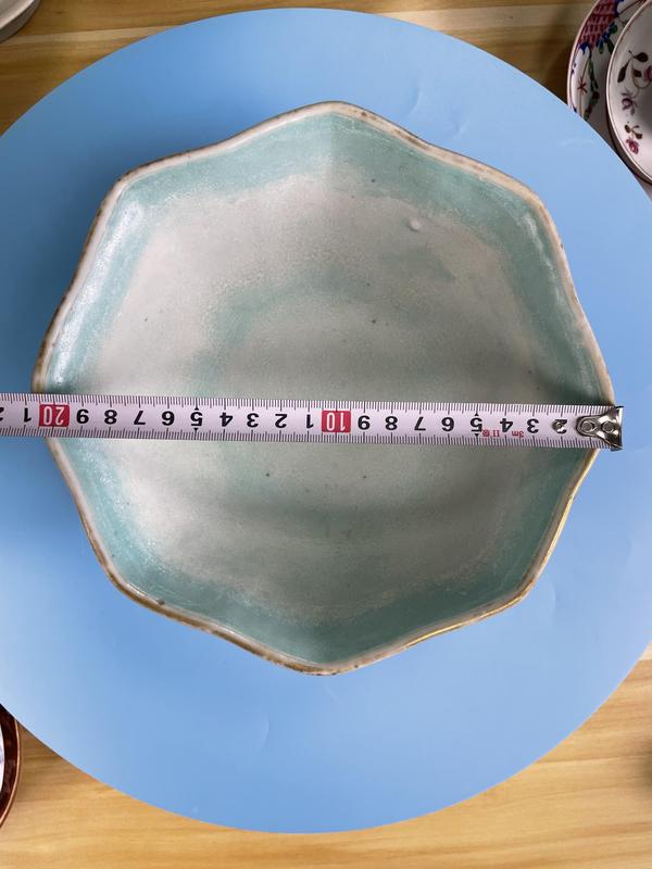 古玩陶瓷清晚期 粉彩夔鳳紋八方貢碗(乾隆官窯款)拍賣,當前價格4500元