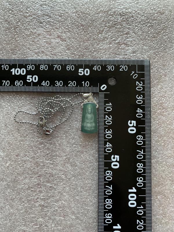 古玩玉器陽綠翡翠觀音拍賣,當前價格678元