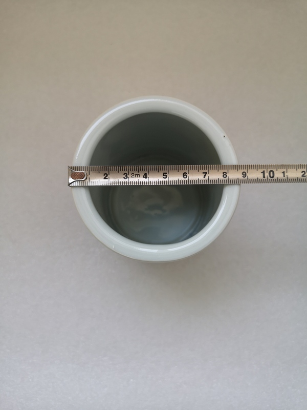 古玩陶瓷八十年代乾隆年制款龍紋青花筆筒拍賣,當前價格398元