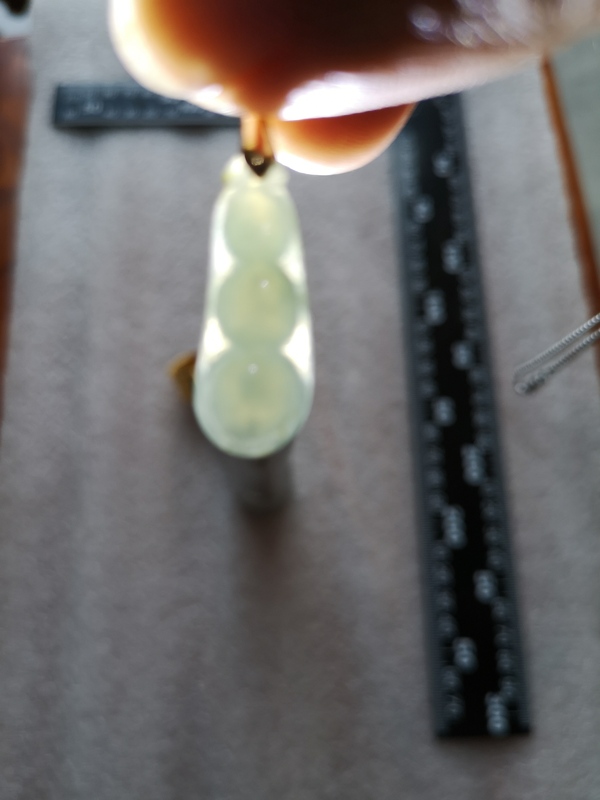 古玩玉器翡翠福豆拍賣,當前價格345元