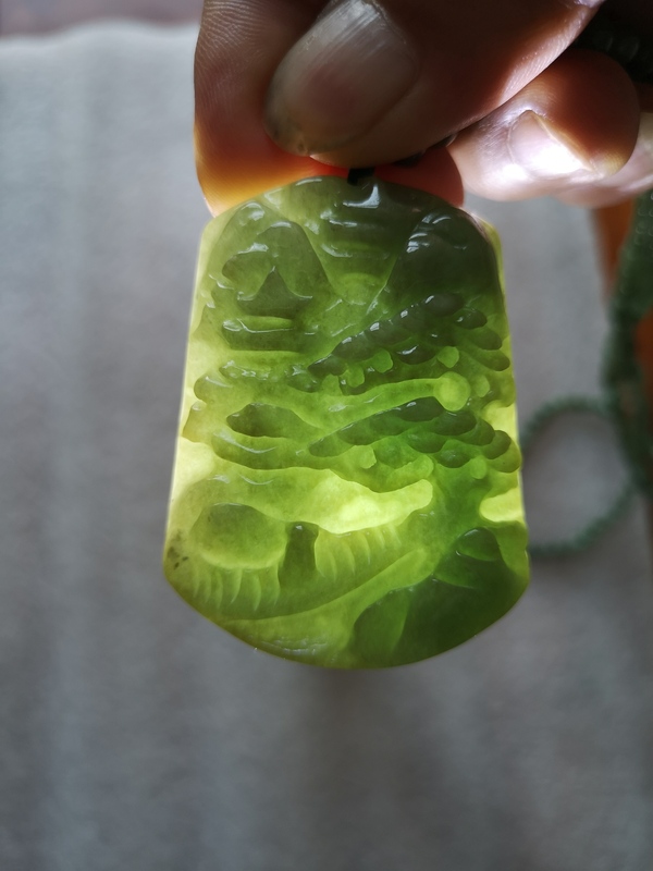 古玩玉器翡翠牌子拍賣,當前價格480元