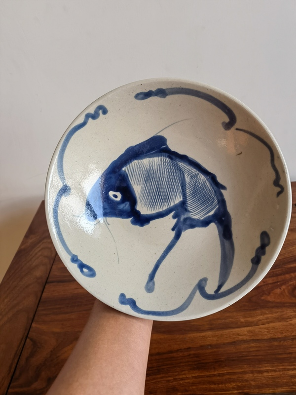 古玩陶瓷這么好的品相魚盤漂亮還是難得拍賣,當(dāng)前價(jià)格288元